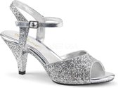 Fabulicious Hoge hakken -39 Shoes- BELLE-309G Zilverkleurig