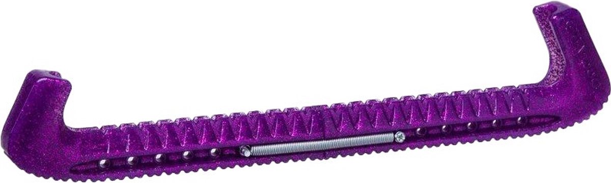 Guardog Deluxe Schaatsbeschermer - Tweedelig - IJshockey/Kunstschaatsen - 28cm - Paars Glitter