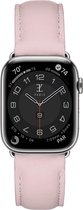 Elysian horlogebandje geschikt voor Apple Watch - Echt Leer - Rose Gouden - 18mm - Quick Release - Verstelbaar - Series 1/2/3/4/5/6/7/8/9/S/ - Apple Watch Bandje 38/40/41mm
