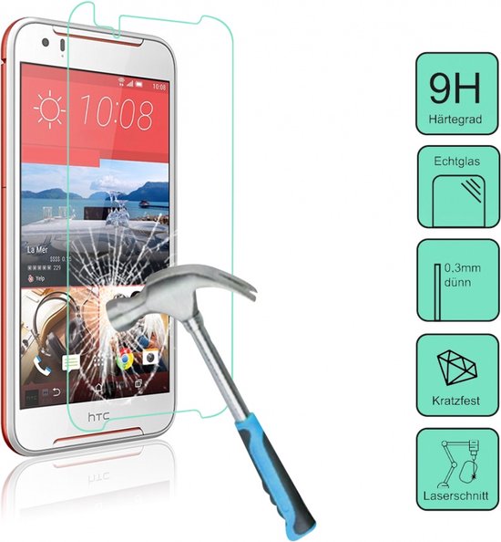 Beschermlaagje - HTC - Desire 830 - Gehard Glas - 9H - Screenprotector