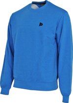 Donnay - Fleece sweater ronde hals Dean - Sporttrui - Heren - Maat S - True blue (335)