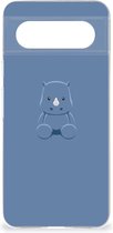 TPU Silicone Hoesje Google Pixel 8 Telefoonhoesje Baby Rhino