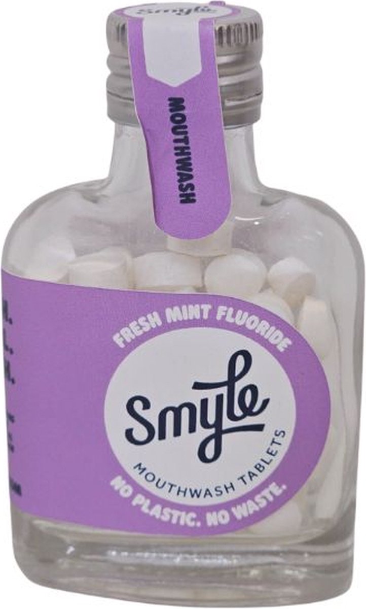 Smyle - Mondwater tabletten - +-50 stuks - Flesje - Startpakket — cadeau in Cadeau-ideeën - foto 6