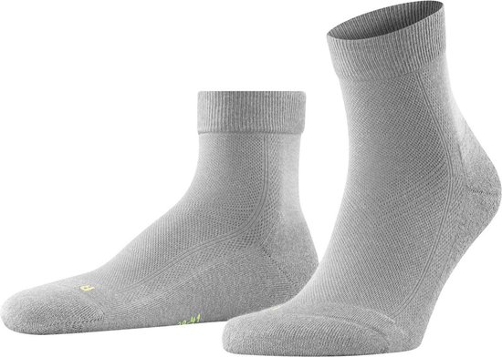 FALKE Cool Kick anatomische pluche zool functioneel garen sokken unisex grijs - Maat 39-41