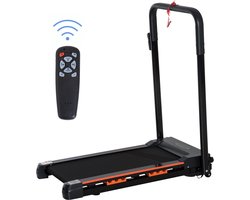 HOMCOM - Elektrische Loopband - met LCD-display - inklapbare - 1-6 km/h