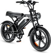 Ouxi V20 Model - 2023 - Zwart - Elektrische Fatbike - Fatbikes - E-Bike - 25 km/u - 250W - 7 Versnellingen