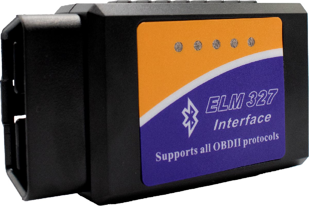 MMOBIEL OBD2 ELM327 Bluetooth V2.1 Adapter - Diagnose Auto Interface - Controleer uw Auto op Foutmeldingen - Android, Windows - inclusief Software - MMOBIEL