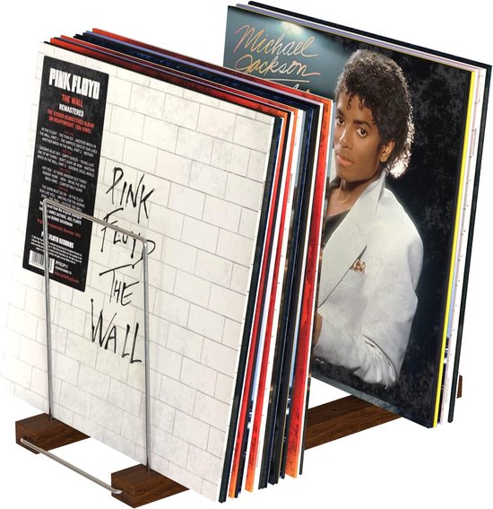 MÖNKE Opslag Voor Vinylplaten - Een Minimalistisch Vormgegeven Platenhouder - 60 Lp's Groot - Past In Elk Interieur (Bruin MÖNKE Opslag Voor Vinylplaten - Een Minimalistisch Vormgegeven Platenhouder - 60 Lp's Groot - Past In Elk Interieur (Bruin