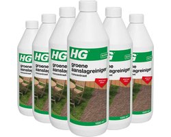6x HG Groene Aanslagreiniger 1 liter