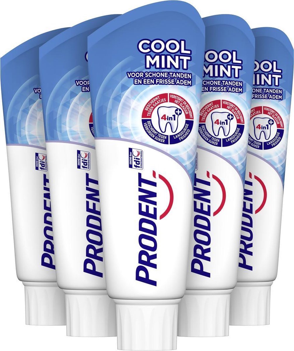 Prodent Coolmint 75 ml - Tandpasta - 5 stuks - Voordeelverpakking - Prodent