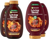 Garnier Loving Blends Gember Boost - Shampoo 2x 300 ml & Conditioner 2x 250 - Pakket