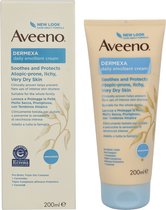 Aveeno Dermexa Daily Emolient Cream - 200 ml (voor zeer droge en jeukende huid)