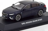 Opel Insignia Grand Sport (Donkerblauw) (10 cm) 1/43 Autodealer Model {Modelauto - Schaalmodel - Miniatuurauto}