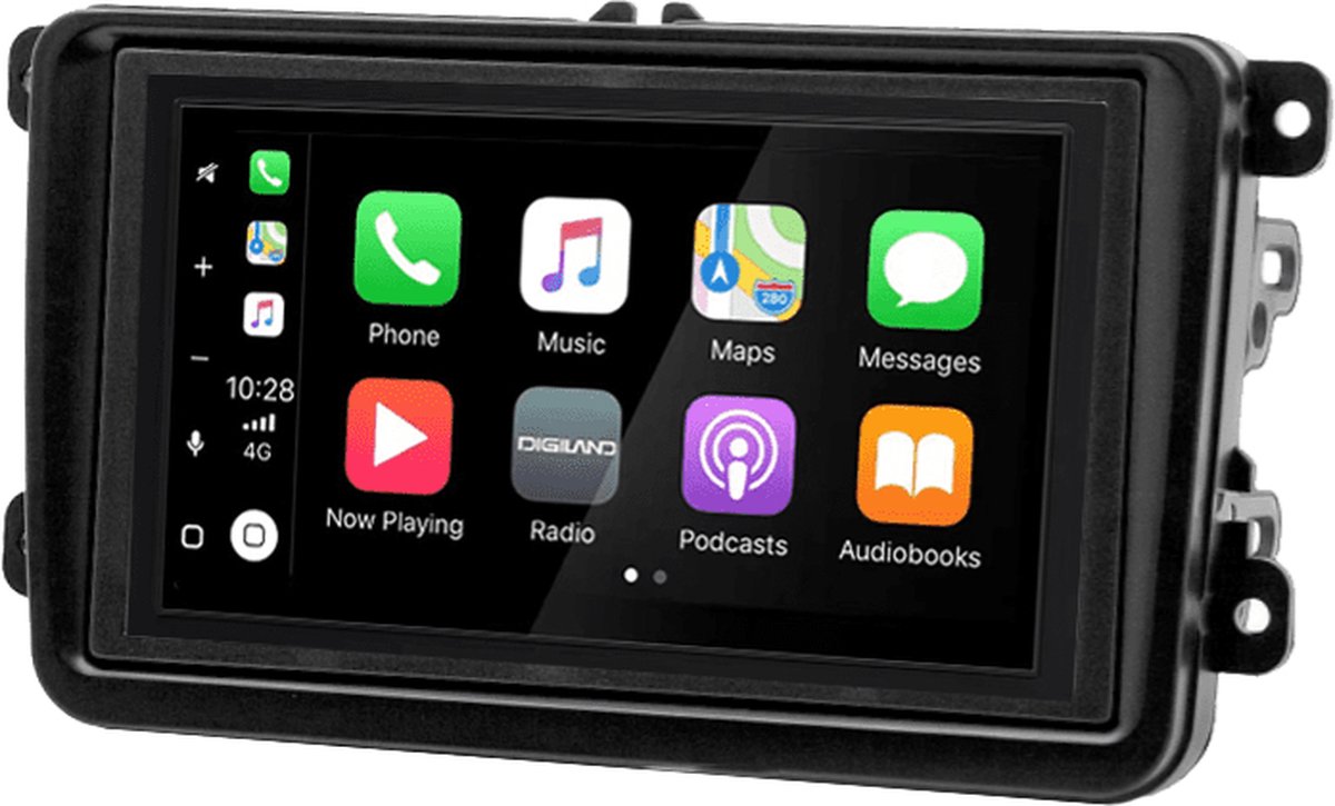 Voor Volkswagen, Seat, Skoda Wireless Apple Carplay & Android auto autoradio – navigatie 4x80W inclusief canbus