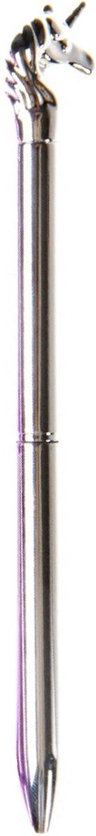Eenhoorn Pen | Unicorn Balpen | Metallic Zilver