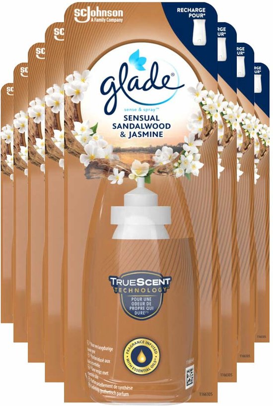 Glade Sense & Spray Sensual Sandalwood & Jasmine navullingen