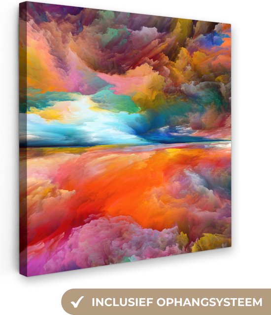 Abstract olieverf Schilderij wat is het - Kopen | Kunst voor in huis