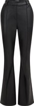 WE Fashion Dames regular fit pantalon van PU