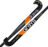 Grays composiet hockeystick AC8 Probow-S Sen Stk Zwart / Fluo Geel - maat 37.5L