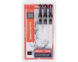 Aristo tekenpen - PRO College - set 4-delig - lijnbreedte 0.25/0.35/0.50mm - fles 23ml inkt - AR-64303