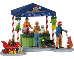 Lemax - Santa Claws & Paws - Set van 3