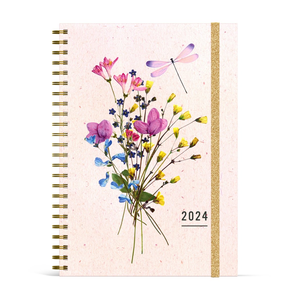 Flowers A5 Agenda 2024