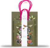 Pimpelmees giftbags set/6 - Olive: butterfly & octopus