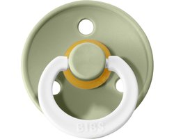 Bibs Sage Glow - maat 2 - Glow in the Dark - Natuurrubber - Leeftijd: 6 tot 18 maanden
