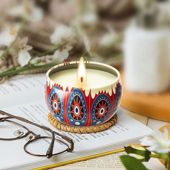 thumbnail: Geurkaarsen Set | 16 Stuks | Natuurlijke Sojawas | Aromatherapie | Cadeau