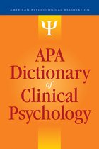 Apa Dictionary Of Clinical Psychology