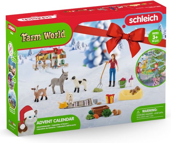 schleich FARM WORLD - Adventskalender FARM WORLD 2023 - Boerderijdieren - 98983 van Schleich — afbeelding 4
