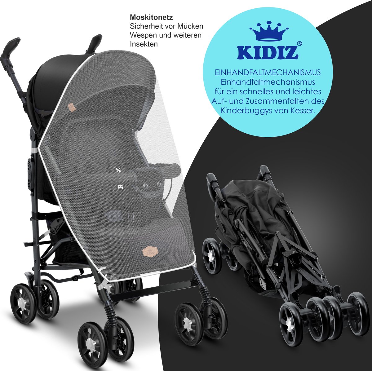 KIDIZ® KIDIZ KIDIZ KIDIZ Kinderwagen / - afbeelding 2