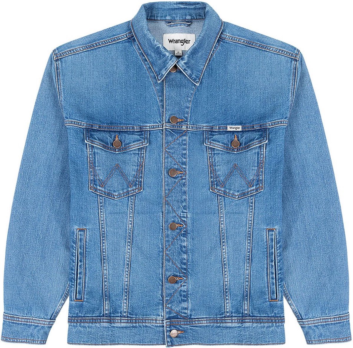 Wrangler Anti Fit Relaxed Spijkerjasje 2XL Man Blauw