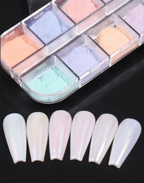 Renfio Holografische Ultra Fijne Glitter Poeder Metallic Hars