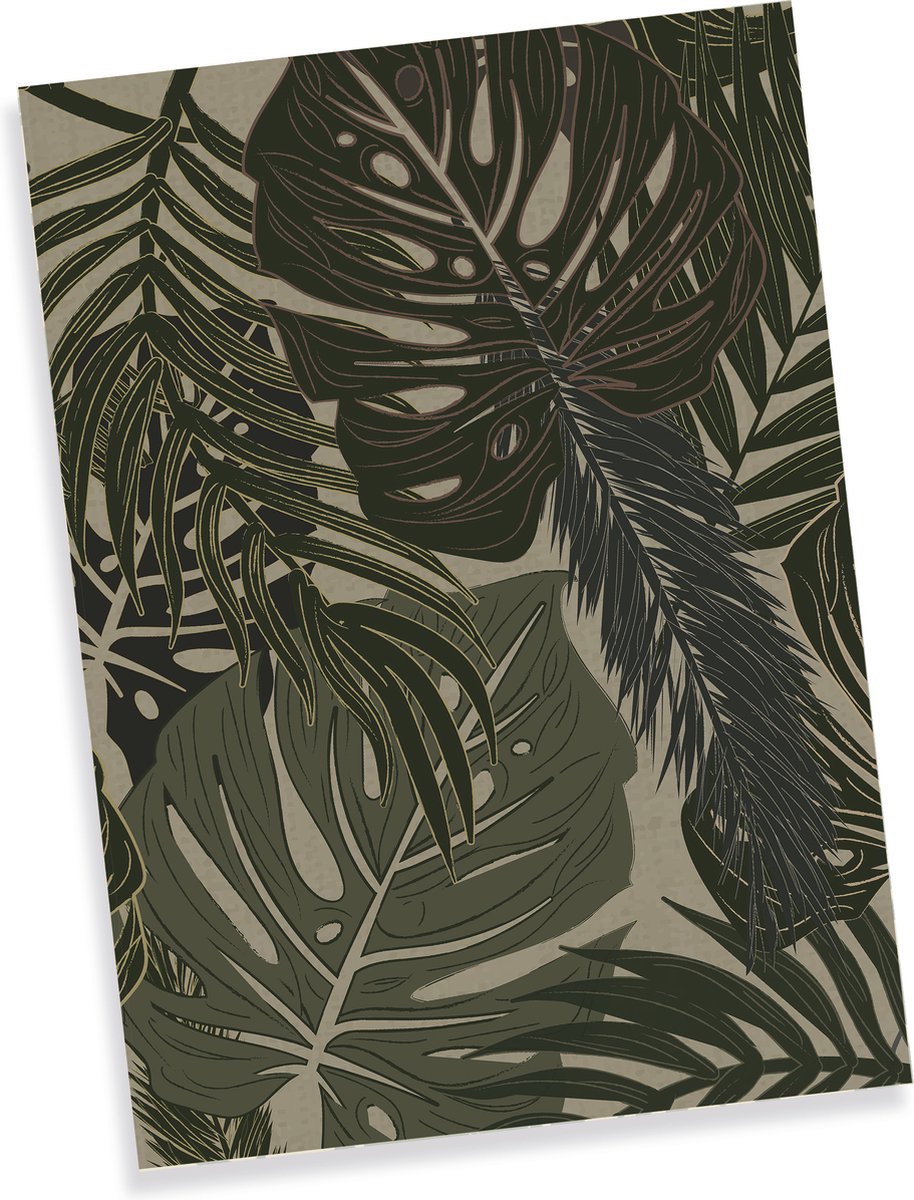 Wallpaperfactory - Behangstaal - Jungle leaves