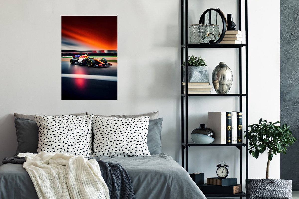 Poster Auto - Formule 1 - Circuit - Raceauto - 60x90 cm