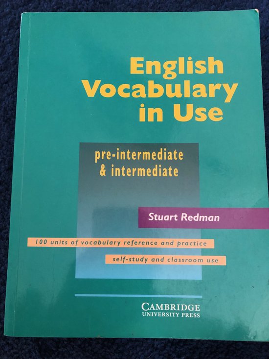 English Vocabulary in Use Pre-intermediate and Intermediate Edition with Answers