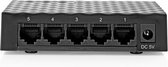 Nedis Netwerk-Switch - Bekabelde snelheid: Gigabit - Aantal ethernetpoorten: 5