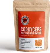 Cordyceps poeder - immuun & weerstand- Energie & Vitaliteit - Premium kwaliteit - paddenstoelen - 100 gram