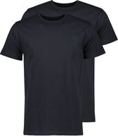 Jac Hensen 2 Pack T-shirt - Ronde Hals - Blau - 3XL Grote Maten