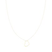 OOZOO Jewellery - Goudkleurige ketting met een hart - SN-2049