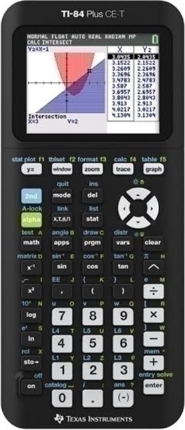 Texas Instruments TI 84-Plus CE-T - Grafische rekenmachine