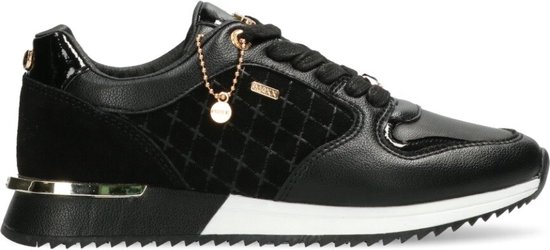 Mexx Sneaker Fleur Dames - Zwart - Maat 37