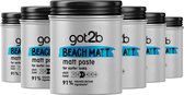 Got2b - Men - Beach Matt Paste - Haarstyling - Voordeelverpakking - 6 x 100 ml