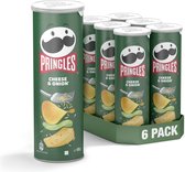 Pringles Chips Cheese & Onion - 6 x 165 gr -Voordeelverpakking