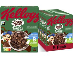 Kellogg's Coco Pops Chocos Ontbijtgranen - 5 x 330 gr - Voordeelverpakking