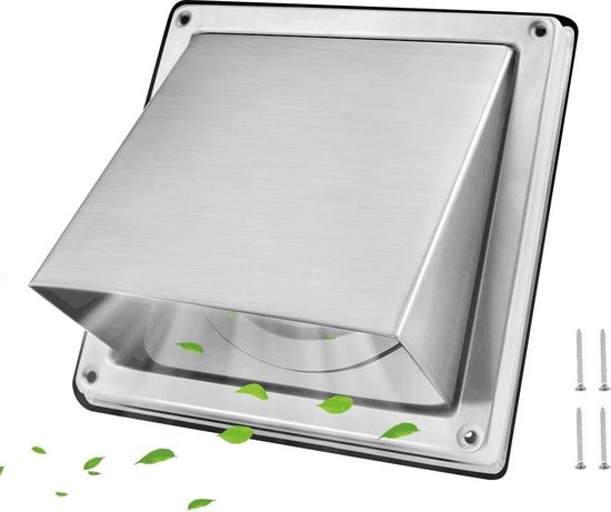 Couvercle de ventilation rond en acier inoxydable 304 de 100mm avec grille anti