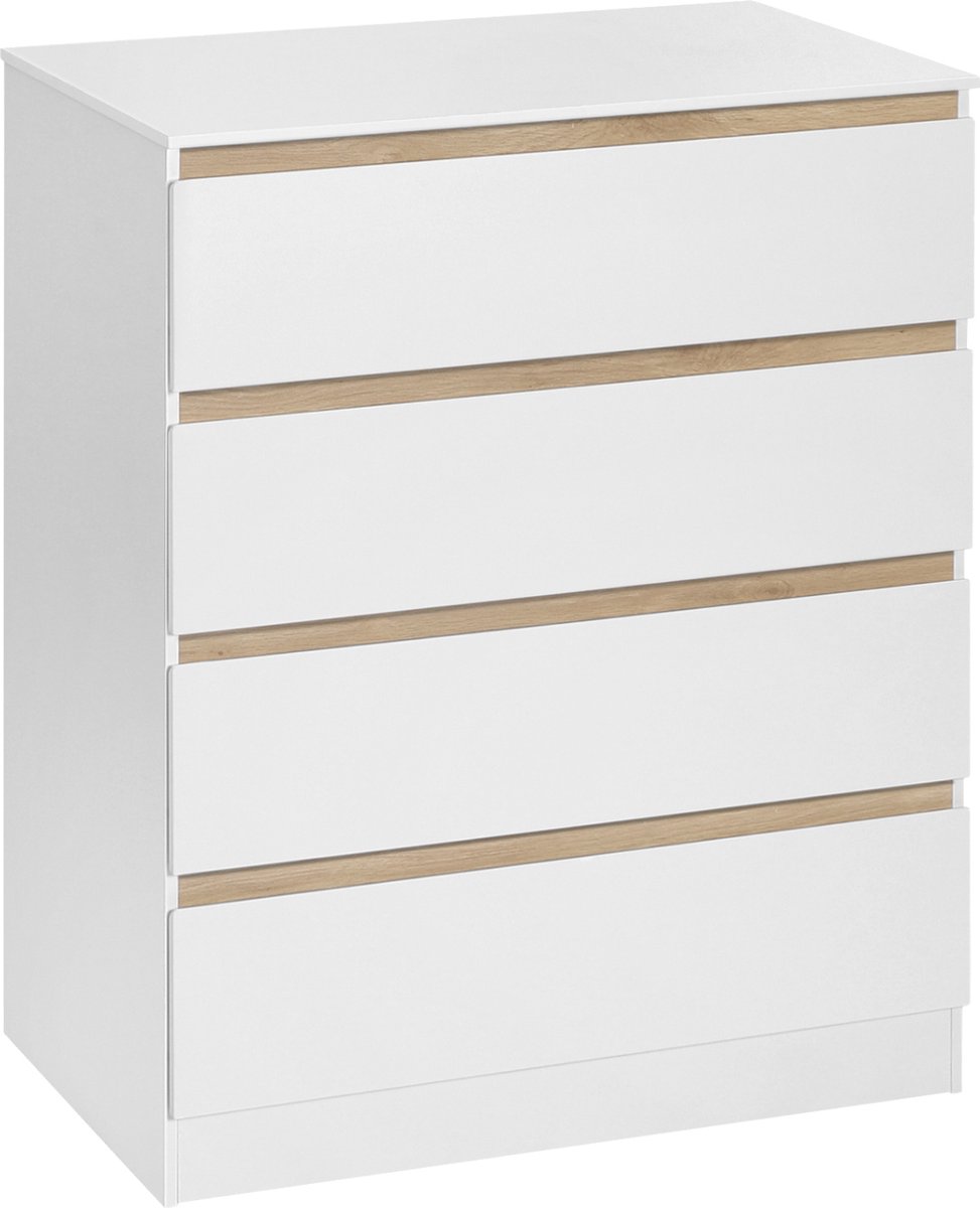 Happyment Commode Kast Diva - Baby - Ladekast - Verzorgingstafel babykamer - Aankleedtafel - Verschoontafel - Wit – foto 5