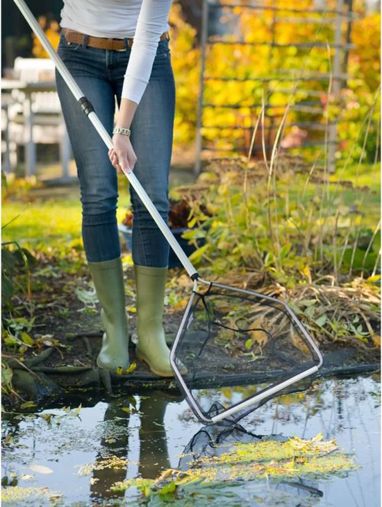 Ubbink - Powernet driehoek groot grofmazig 38x35x35cm met telescoopsteel 113-180cm van Ubbink — afbeelding 5