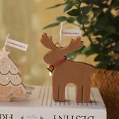 Kaars - Kerst Kaars - Kerst Hert - Bruin - Christmas Deer - Aromatherapie Kaars - Figuurkaars - Sham's Art